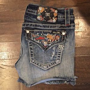 Miss Me Aztec Shorts 29